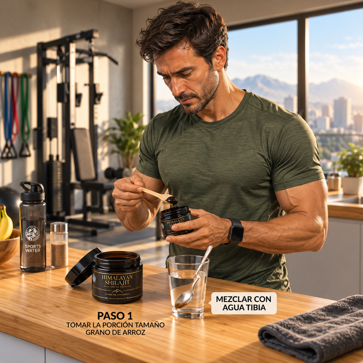 Himalayan Shilajit: Mejora la Resistencia, la Energía y la fuerza - Soporte natural de testosterona